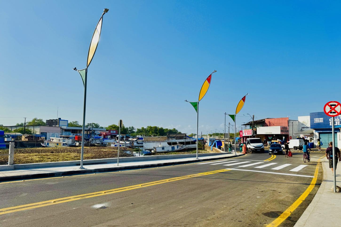 Nova via interliga bairro Perpétuo Socorro à orla de Macapá